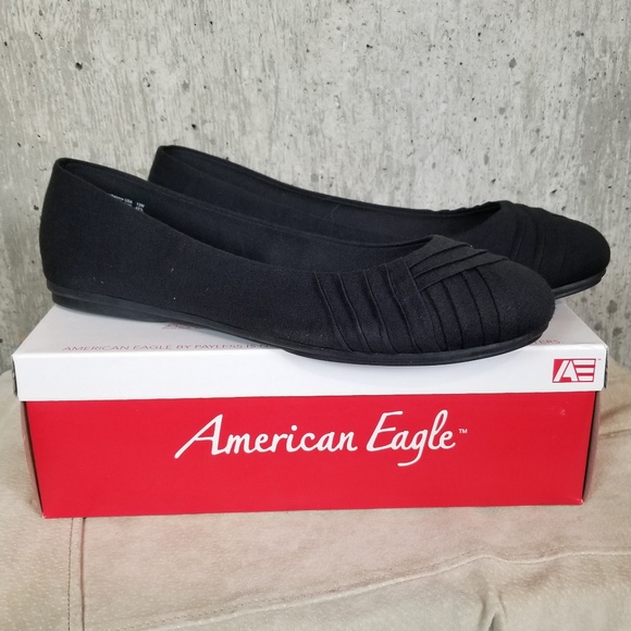 ❤️ American Eagle NIB Bree Pleated Flat 12w - Picture 3 of 8